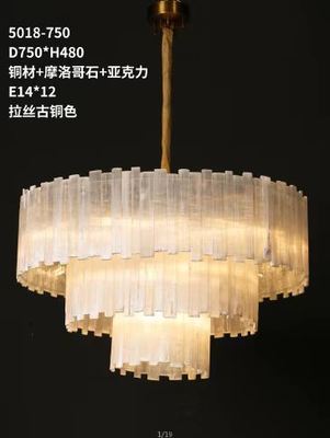 Luxury Crystal  Glass Hanging Lamps Living Room Hotel Decorative Ceiling Lighting Pendant Chandelier