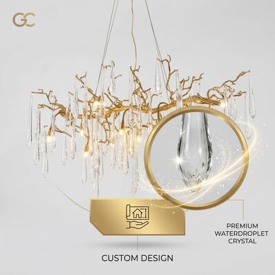 Custom Alabaster Chandelier Natural Stone Pendant Light Sculptural Warm Suitable For Luxury Villa Dining Bedroom
