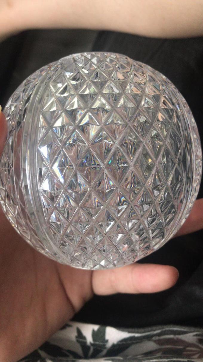 Chiếc đ&egrave;n lồng v&agrave;ng hiện đại trang tr&iacute; nh&agrave; ph&ograve;ng ngủ ph&ograve;ng kh&aacute;ch LED Ring Glass Pearl Hanging Lamp 6