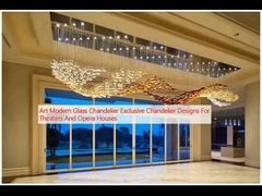 Nghệ thuật Modern Glass Chandelier Thiết kế Chandelier độc quyền cho Nhà hát và Nhà hát Opera