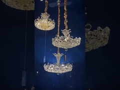 Đèn Vương miện Đèn tinh thể Phòng khách Đẹp Phòng ăn Phòng ăn Villa Khách sạn Crystal Chandelier