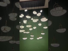 Phong cách hiện đại Crystal Chandelier thiết kế mới nhất Đèn treo treo