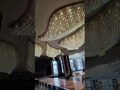 Vật liệu kim loại đánh bóng LED Đèn đèn tròn đương đại 20 - 30m2