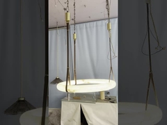 New Modern Golden Chandelier Trang trí nhà phòng ngủ phòng khách LED Ring Glass Pearl Hanging Lamp