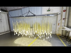 Chandelier LED thép không gỉ hiện đại chất lượng cao cho trang trí nội thất