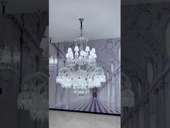 Nhà hàng Trung Quốc tùy chỉnh Đèn đèn chùm Khách sạn trang trí sáng tạo Acrylic Square Trung tâm hình chữ nhật Cha