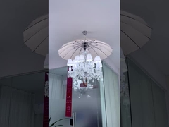 Phong cách hiện đại kính trang trí ánh sáng khách sạn Lobby tùy chỉnh dự án lớn Indoor LED tay thổi kính