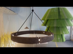 Phong cách hậu hiện đại Custom Chandelier khách sạn Lobby Trung tâm kinh doanh Crystal lớn sang trọng
