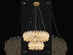 Phong cách hiện đại Công nghiệp Vintage Đèn treo Đèn treo Đèn đèn đèn khách sạn Crystal Light New St