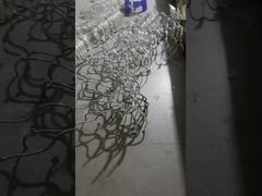 Trang trí hiện đại Acrylic Phòng khách Nhà hàng Vòng pha lê hiện đại so le