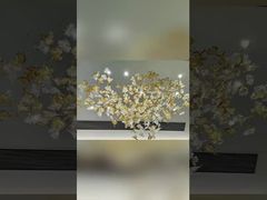Đèn chùm cầu thang hiện đại hình bướm acrylic phòng khách song lập phòng ăn LED cầu thang