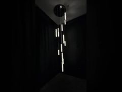 Đèn chùm LED cầu thang thả mưa dài phòng khách biệt thự phòng ăn hiện đại mới kiểu Bắc Âu