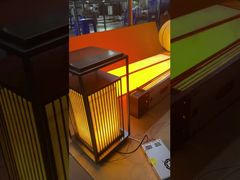 Đèn thả  Sắt Acrylic Hiện đại Điều chỉnh độ sáng từ xa Đèn chùm treo Biệt thự Nhà gác xép