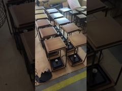 Khách sạn trang trí cầu thang đèn chùm phòng ăn thủy tinh nhiều đầu cầu thang