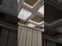 Đèn chùm cầu thang lớn tùy chỉnh sang trọng hiện đại, đèn chùm trần cao khách sạn