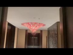 Phong cách Pháp ánh sáng sang trọng Retro Crystal đèn, chính và phòng khách, đèn chùm lớn