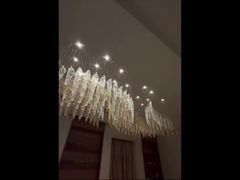Đèn Chùm Pha Lê Trang Trí Hành Lang Lối Đi Phòng Ăn Đèn Trần Sảnh Cầu Thang