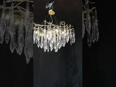 CCC ISO9001 Mặt dây chuyền thủy tinh Đèn trắng Mặt dây chuyền thủy tinh mờ Đèn trần