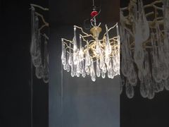 Đèn chùm hoa thủy tinh sáng tạo Chống gỉ Hiện đại Đèn chùm hoa