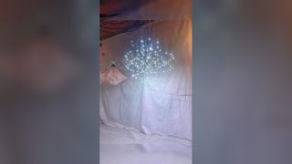 Đồng hồ đeo tay: Đèn chùm mặt dây chuyền pha lê LED E14 Hiển thị nhiệt độ màu có thể điều chỉnh