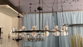 Classical High End phong cách châu Âu Crystal Candle Chandelier 220-240V