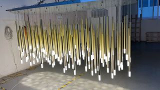 Treo Pha Lê Đèn Hiện Đại Trần Deco Nghệ Thuật Tây Thả Ánh Sáng Màu Đèn Chiếu Sáng Cây Du Đèn Gl