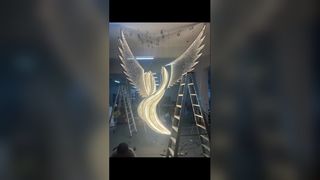 Big Huge Huge Custom Pendant Lights 9500lm Prefabricated Villa Luxury Pendant Ceiling Light