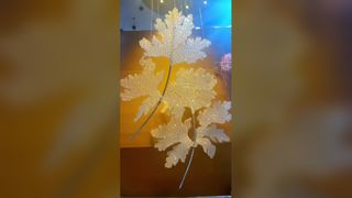 Chiếc đèn chùm lông tinh thể cao cấp Modern Leaf Pendant Light for Staircase & Villa
