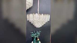 OEM ODM Glass Disc Custom Pendant Lights Điện đúc đánh bóng AC110V đến 250V
