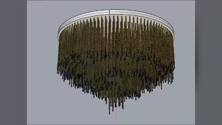 Đèn trần mặt dây chuyền thủy tinh CCC ISO9001 Đèn trần mặt dây chuyền thủy tinh mờ màu trắng
