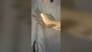 Cầu thang Long Drop Custom Pendant Lights H65 đồng