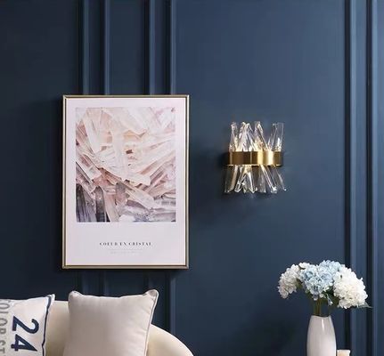G9 E14 đèn tường hiện đại tinh thể 6000K 3000K vàng tinh thể tường sconce