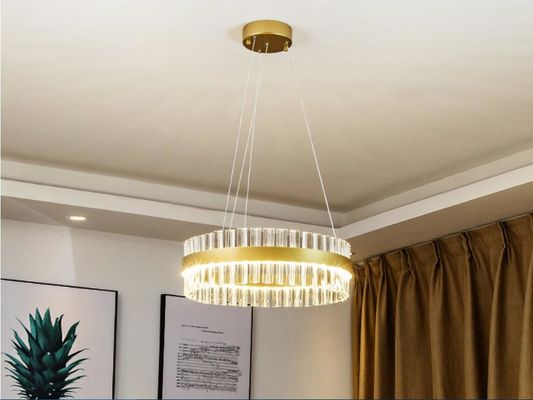 Phòng ăn ROHS Đèn trần LED sang trọng Đèn chiếu sáng Thân phần cứng mạ điện