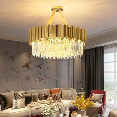Trang trí tiệc cưới Phòng khách trần tròn Đèn chùm pha lê Lustre CCC ISO9001