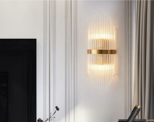 Đèn treo tường hiện đại trong nhà có độ sáng cao 7000lm E14 * 2 Đèn treo tường pha lê