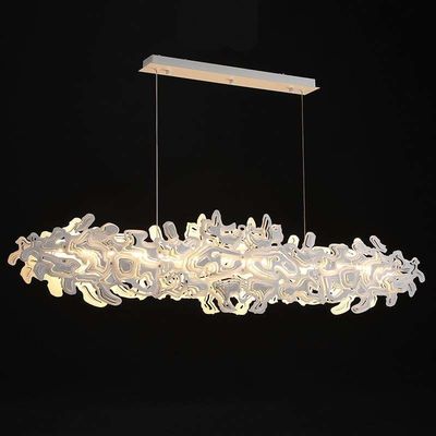 Bàn ăn Chromium hiện đại Mặt dây chuyền Đèn chùm Rustproof Kích thước tùy chỉnh