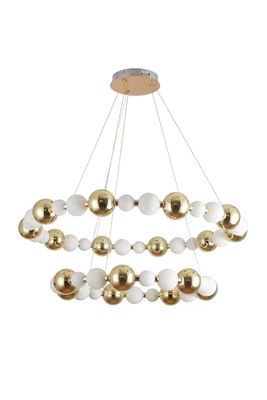 Hậu hiện đại hiện đại hình tròn sang trọng Đèn chùm Led chống gỉ