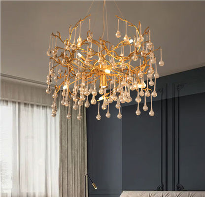 Tiết kiệm năng lượng Đèn treo cao cấp Đèn chùm nhánh G9 * 5W với pha lê CCC ROHS
