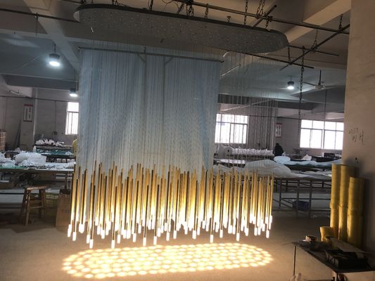 Custom OEM ODM Long Linear Pendant Light Chandelier Chống rỉ sét AC110V đến 240V