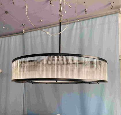 Dự án chịu lực cao Đèn chùm tùy chỉnh được làm bằng mặt dây chuyền trống chiếu sáng Rustproof