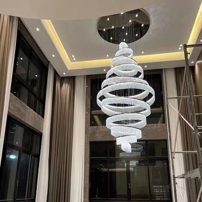 Đèn chùm sảnh khách sạn sang trọng tùy chỉnh 240V