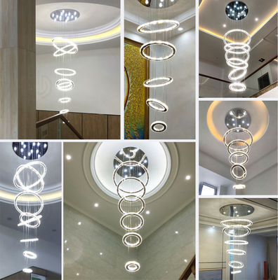 OEM ODM hiện đại sang trọng tùy chỉnh làm tinh thể đèn chùm lớn đa dụng