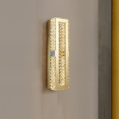 Rustproof đương đại vàng pha lê treo tường chiếu sáng mạ điện đánh bóng