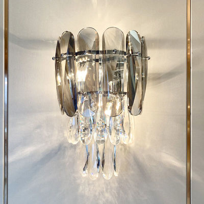 25*38cm Crystal Contemporary Bedroom Modern Wall Lamp ODM Phong cách Bắc Âu