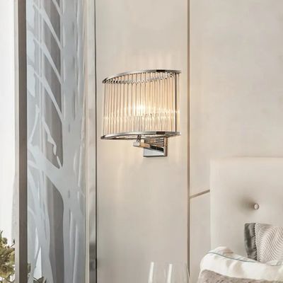 Đèn treo tường bằng kính trong suốt chịu nhiệt độ cao Độ truyền qua cao AC220V