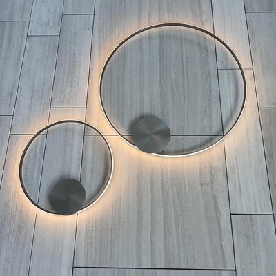 Đèn treo tùy chỉnh được làm theo yêu cầu Đèn chùm Led hình tròn hiện đại AC110V đến 240V