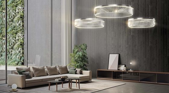 Đèn trần pha lê LED hiện đại Đèn trần có thể điều chỉnh