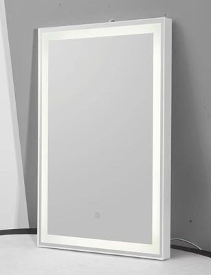 Gương phòng tắm LED hình vuông và hình tròn Khung nhựa ABS