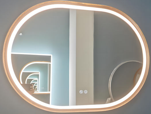 Trang trí hiện đại Gương chiếu hậu hình bầu dục 4200K OEM ODM