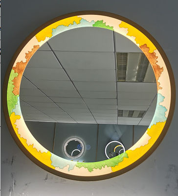Gương chiếu sáng bằng đèn LED màu đồng cổ bằng sắt có chức năng khử sương 36W